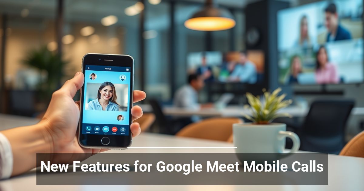 New Features for Google Meet Mobile Calls